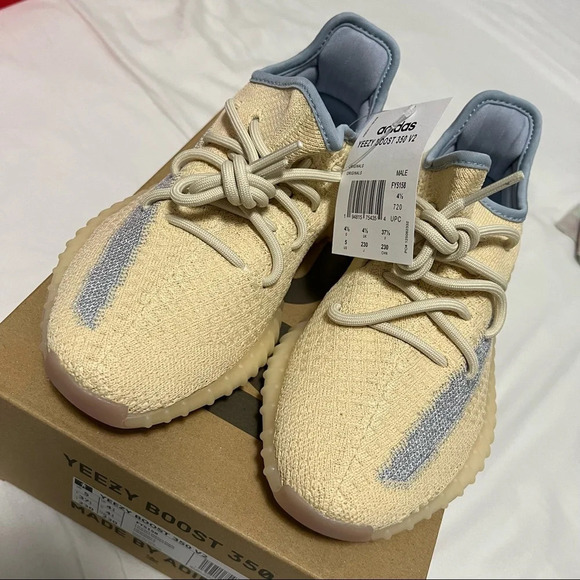 🆕 DS Yeezy Boost 350 Linen - Picture 1 of 6